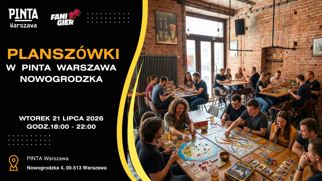 Planszówki w PINTA Warszawa